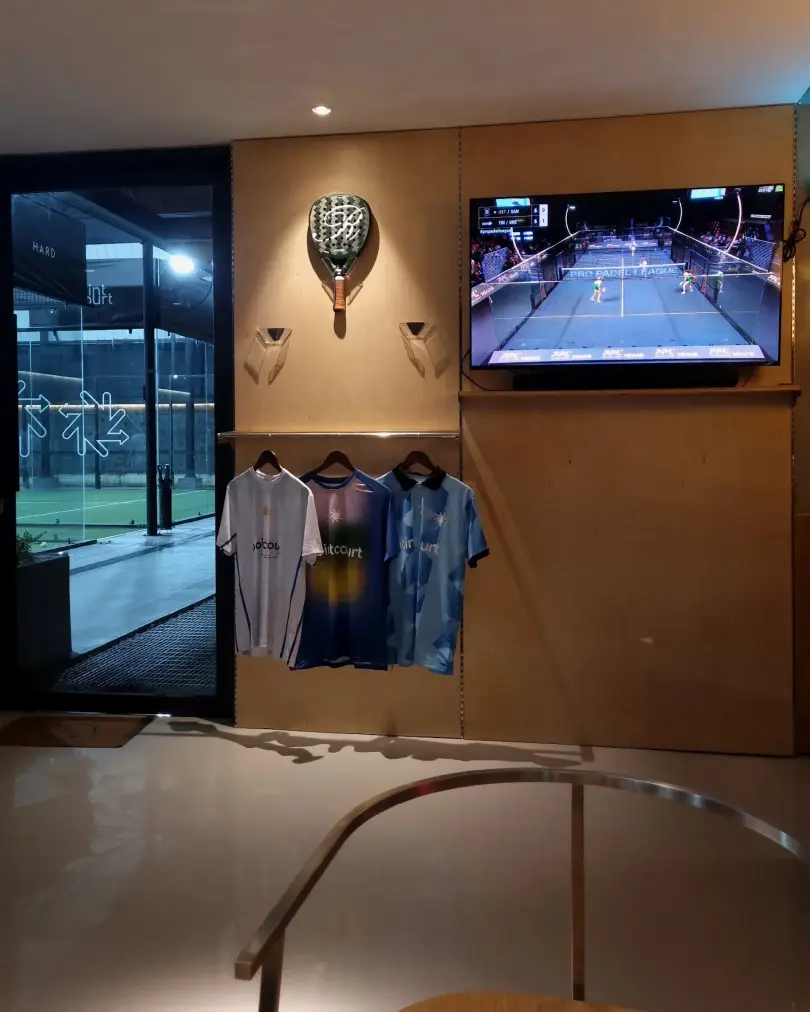 Merch and racket display